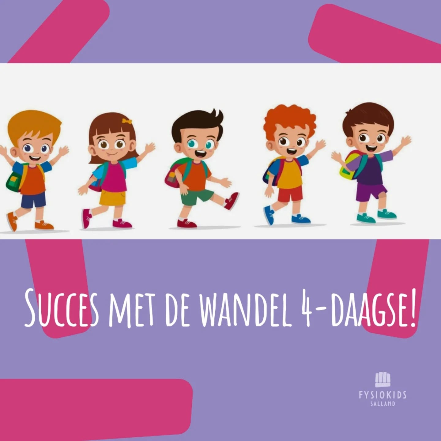 Deze week is de wandel 4-daagse in Heino! 

Namens Fysiokids Salland wensen we alle kinderen superveel plezier én succes met het wandelen! 👣🌟

Bewegen is zó belangrijk voor kinderen: het versterkt spieren en botten, bevordert de motorische ontwikkeling én geeft zelfvertrouwen. En… het is natuurlijk ook gewoon heel leuk om samen actief te zijn! 🙌

Zet hem op!! 💪

#Kinderfysiotherapie #4daagse #BewegenIsGezond #wandelen #motoriek #Heino #Raalte #Wijhe #Heeten #Nieuwheeten