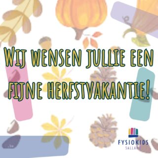 🍂 Herfstvakantie! 🍁
De bladeren vallen en het is tijd voor warme chocolademelk en herfstwandelingen! 🌰☕

Ondanks de schoolvakanties werken wij gewoon door! 💪

Dus mocht je een afspraak wille of wil je iets overleggen, we zijn gewoon bereikbaar:
📞 telefonisch én 📧 per mail.

Geniet van de vakantie en lekker blijven bewegen! 

#herfstvakantie #kinderfysiotherapie #fysiokids #salland #beweegplezier #gezondegroei #Raalte #Heino #Wijhe #Heeten #Nieuwheeten
