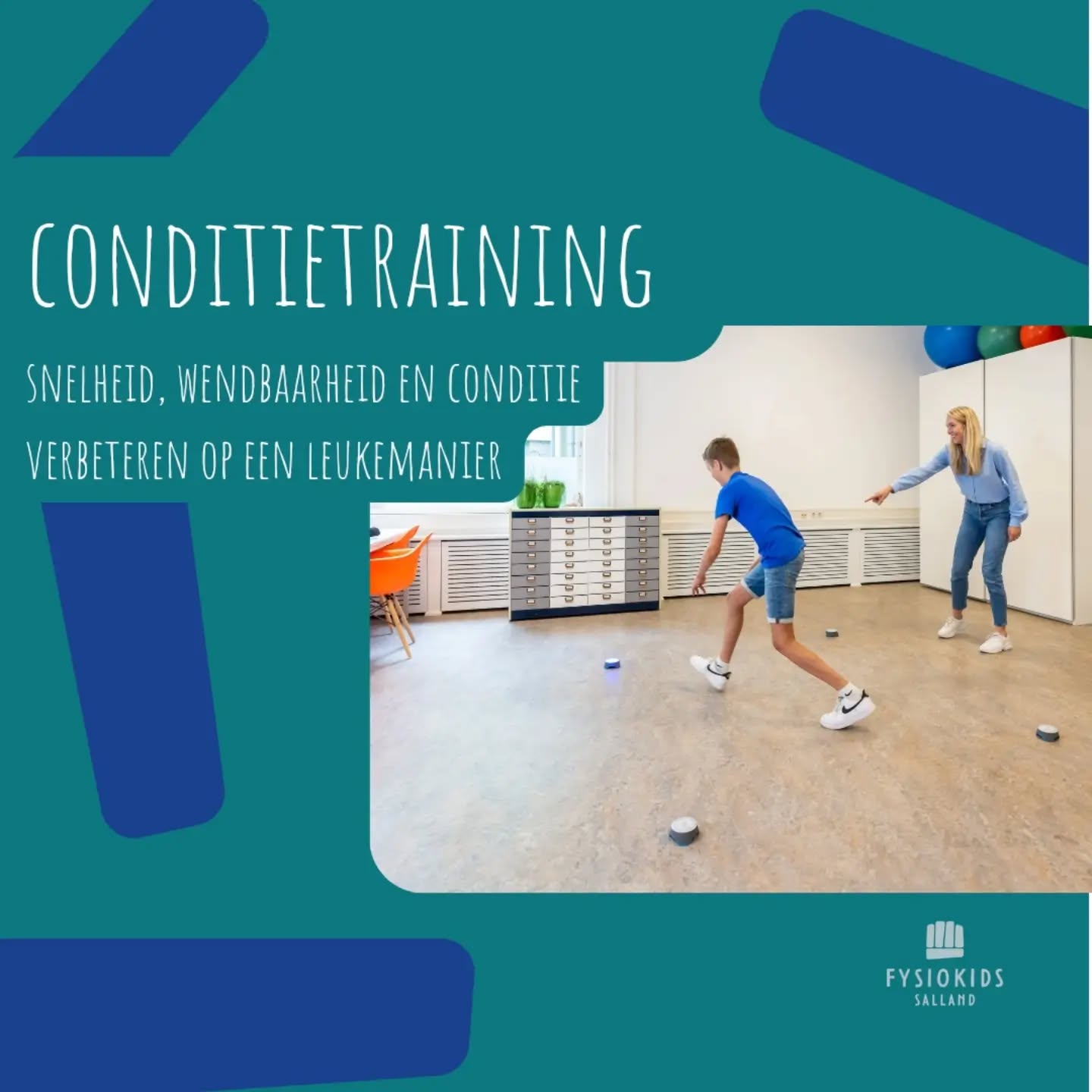 Conditie training hoeft niet saai te zijn! 

Doormiddel van leuke spelletjes kan je kind zijn of haar conditie verbeteren of behouden. Zoals met deze BlazePod. Super leuk! 

Met de Blazepod trainen we op een leuke en uitdagende manier aan conditie, wendbaarheid en reactievermogen. Ideaal voor kinderen en jongeren die zich willen voorbereiden op het nieuwe sportseizoen. 

Blijf jij ook in beweging? 

#BlazePod #conditie #sportendekind #Fysiotherapie #beweging