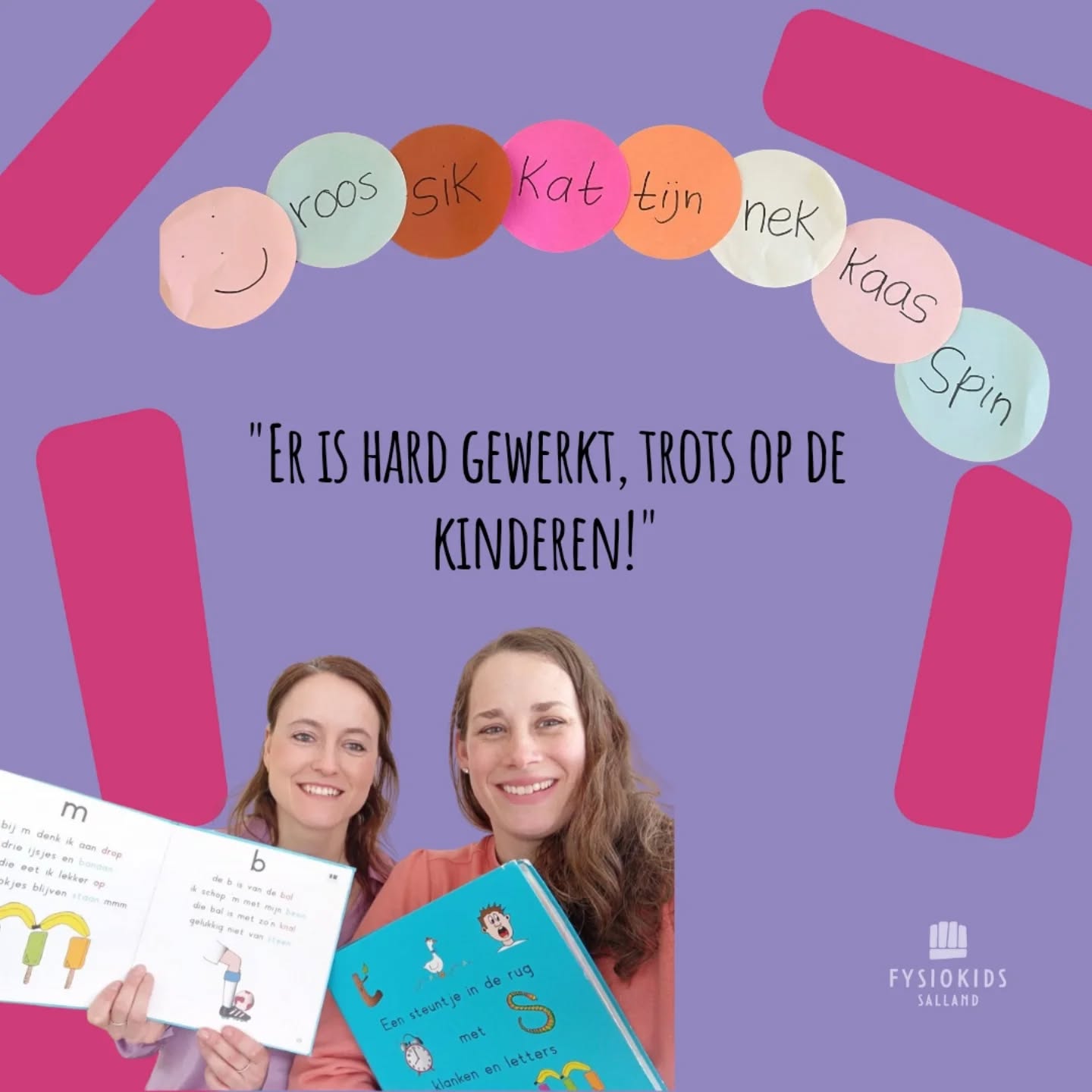 🎉 Afgelopen donderdag was de laatste les van Wijs met Letters in Beweging en wat hebben we er weer een geweldige afsluiting van gemaakt! 🍪✍️

De kinderen hebben genoten van het maken van letterkoekjes én een woordenslang 🐍— en ondertussen spelenderwijs weer ontzettend veel geleerd. 💡✨

We zijn mega trots op alle kinderen en hun harde werk de afgelopen weken. 💪📚 Wat hebben ze mooie stappen gezet! 👏

Het was weer een leerzame, gezellige en creatieve periode. Tot de volgende editie van Wijs met Letters! 💛

@logopediepraktijksalland bedankt voor opnieuw een hele fijne samenwerking!

#Kinderfysiotherapie #Samenwerken #Logopedie #WijsMetLettersInBeweging #Trots #Voorbereidendschrijven #SpelenderwijsLeren #Raalte #Heino #Wijhe #Heeten #Nieuwheeten