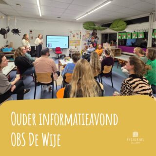 🌟 Informatieve & Interactieve Avond bij OBS de Wije! 🌟

Vorige week mochten we een informative en interactieve avond verzorgen voor de ouders van OBS de Wije! 🙌 

Erg leuk om zo samen te komen, kennis te delen en antwoord te geven op alle vragen over de motorische ontwikkeling van kinderen. 🧠💪

Tijdens deze avond lieten we ouders ook zelf ervaren hoe complex o.a. het schrijven is. Ook gaven we tips over hoe ouders hun kinderen kunnen ondersteunen in hun motoriek, kracht en coördinatie. 

Bedankt aan iedereen die aanwezig was en aan OBS de Wije voor het organiseren van deze waardevolle avond! 🙏💙

#kinderfysiotherapie #motorischeontwikkeling #ouders #interactieveavond #obsdewije #samensterk #fysio